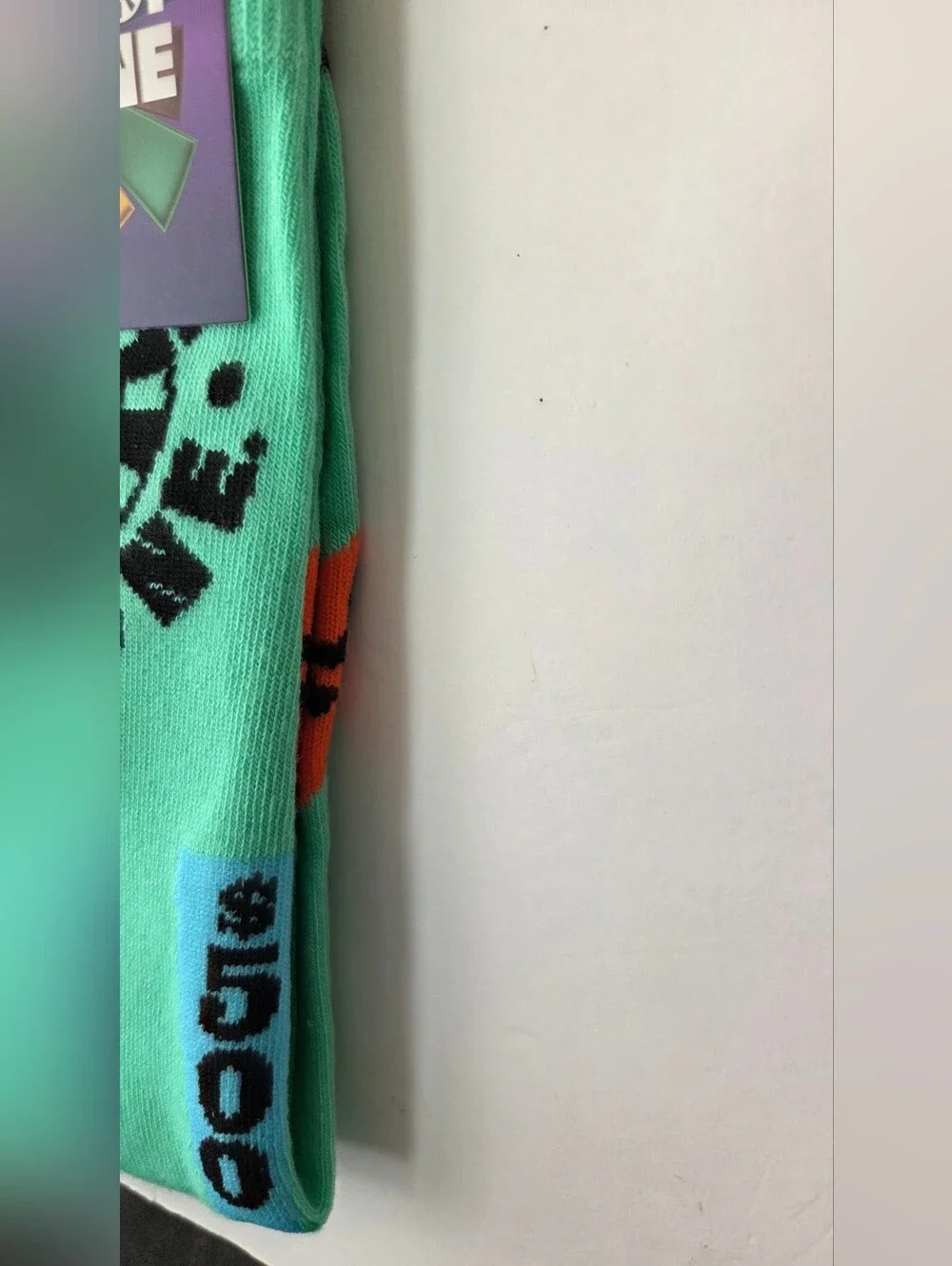 Official Wheel of Fortune Mint Green Novelty Crew Socks NWT Size 7-12